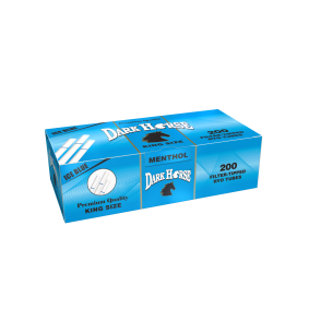 Dark Horse Tubes 200 ct - Ice Blue (Menthol) King