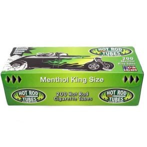 Hot Rod tubes 200 ct Menthol King