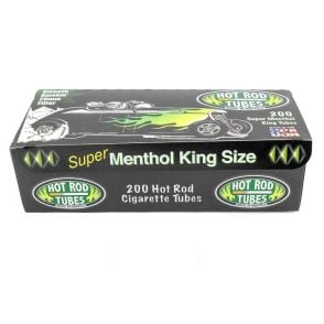Hot Rod tubes 200 ct. Super Menthol King