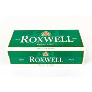 Roxwell Tubes 200 ct Menthol 100mm