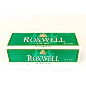 Roxwell Tubes 200 ct Menthol King