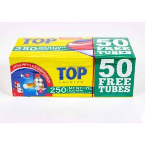 Top Tubes 250 ct Menthol 100mm