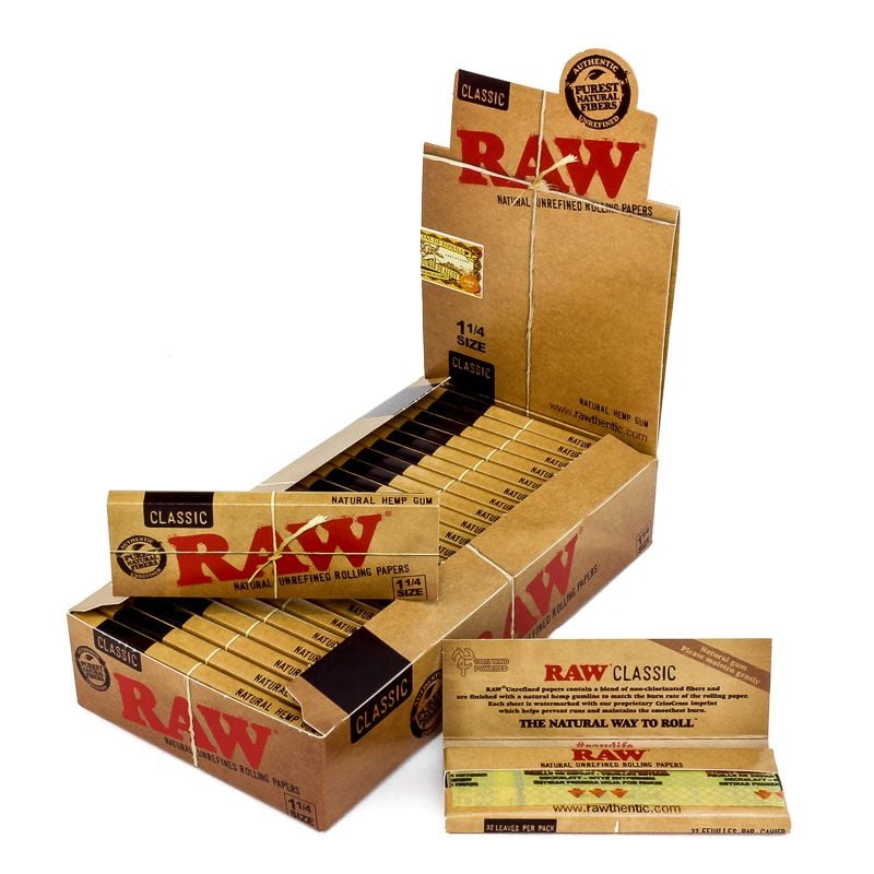 RAW Natural Unrefined Rolling Paper | Smoker's Outlet Online