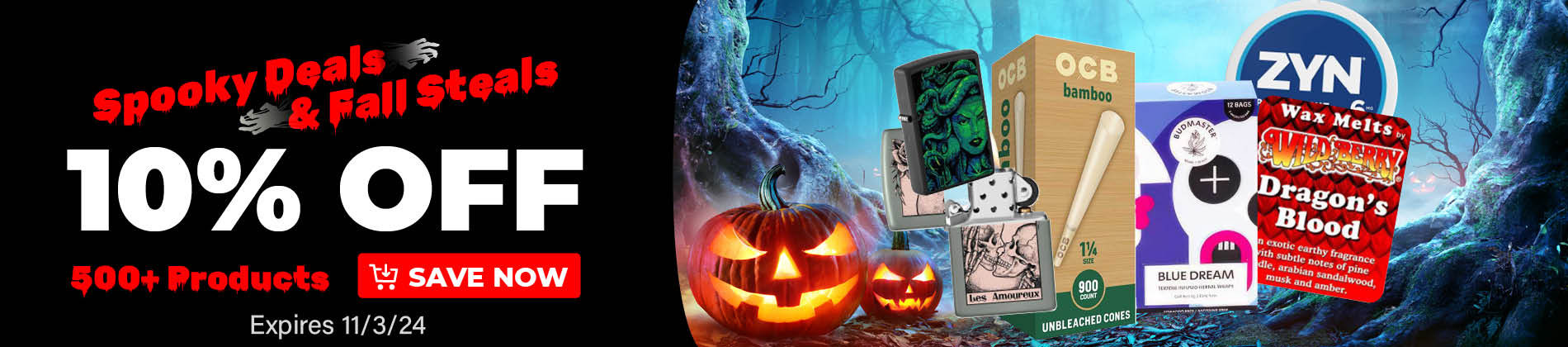 Spooky Deals & Fall Steals